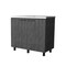 Homeroots 35" X 39" Gray And Silver Stainless Steel and Wood Utility Cabinet With Sink 553692 - alternate 4