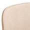 Leisuremod Tule Dining Side Chair with Leather Seat and White Powder-Coated Steel Frame, Walnut/Light Brown TWCWN18LBR - alternate 6