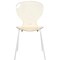 Leisuremod Modern Oyster Transparent Side Dining Side Chair with White Base in Amber, 2PK OCW-17A2 - alternate 8