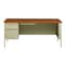Hirsh Left-Hand Single Pedestal File Office Desk W/ Center Drawer, 30 in D X 29.5 in H, 66 in W X 20097 - alternate 4