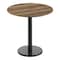 Flash Furniture Commercial 31.25" Natural HPL Tabletop with Black Table Height RD Base ST-RD31-NAT-TR18-GG - alternate 1