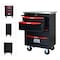 Wrightmaster 22 in. W x 13.6 in. D 4-Drawer Metal Roller Cabinet Tool Chest in Black ZR-245246 - alternate 3