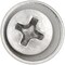 Auveco #8-18 x 5/8in Phillips Oval Flush Washer Sems Tek - Chrome, 100PK 11448 - alternate 2