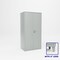 Pucel Double Door Storage Cabinet, 4 Adjustable Shelves, 36 in W x 78 in H x 24 in D, Gray HDSC-3672-24-4L-DD - alternate 1