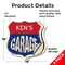 Signmission Ken's Garage, 18 inch X 18 inch, Vinyl Decal, 2PK SHI-D-2PACK-18-383-KEN - alternate 4
