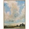 Homeroots Gathering Clouds Silver Floater Frame Print Wall Art 525798 - alternate 1
