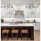 Jonathan Y Pagoda 16" 4-Light Classic Traditional Metal Cage Lantern LED Pendant, Chrome JYL7437C - alternate 4