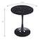 Leisuremod Bristol Round MDF Dining Table - Pedestal Base Kitchen Table, Modern Style BTBL-B24BLMT - alternate 5