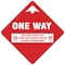 Signmission One Way Arrow 2 Cart Distance Non-Slip Floor Graphic, 11" x 11", FD-2-X-11-99982 FD-2-X-11-99982 - alternate 1