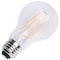 Satco 8 Watt LED A19 Straight Filament Purple Light Glass 120 Volt S14389 - alternate 2