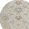 Homeroots 8' Beige Brown And Green Round Damask Washable Indoor Outdoor Area Rug 599396 - alternate 3