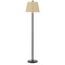 Homeroots 60" Bronze Traditional Shaped Floor Lamp With Tan Square Shade 526234 - alternate 2
