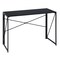 Homeroots 39" Black Wood and Stainless Steel Computer Desk 568042 - alternate 1