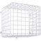 Safety Technology International Wire Cage, Steel, Surface Mount, 12 in W x 12 in H x 12 in D, White STI-9730 - alternate 1