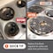 Range Kleen Steel Drip Bowls 6 in. W 139ABULK12 - alternate 5