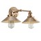Jonathan Y July 17.5" 2-Light Industrial Farmhouse Metal Vanity Light, Brass Gold JYL7430A - alternate 5