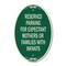 Signmission Reserved Parking for Expectant Mothers or Fam, 12 In X 18 In Architectural, Heavy Gauge Aluminum A-OV-G-1218-23106 - alternate 1