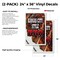 Signmission Kansas City Style Bbq, Vinyl Decals Only 24 Inch x 36 Inch, Vinyl Decal, 2PK DSB-2436-2PACK-Kansas City Style Bbq - alternate 2