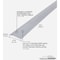 M-D Building Products Building Products 2'' X 72'' Silver Aluminum Carpet Trim with Screw Nails 78220 - alternate 2