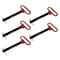 Mytee Products AgraLink 5 Pcs Red Handle Forged Hitch Pin, 7/8 in x 6-1/2 in, Clevis Pin w/ Handle, 5PK RHFHP-71506x5 - alternate 1