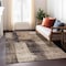Homeroots 8' X 10' Brown Black And Tan Abstract Washable Indoor Outdoor Area Rug 606047 - alternate 3