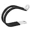 Grizzly Supply Cable Clamp, 1 1/4 in Bundle Dia., .59 in W, Rubber-Lined P-Clamp, 304 Stainless Steel, Black, 100PK GS-RPC5-1 1/4-C - alternate 1