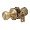 Kwikset Tylo Antique Brass Entry Door Knob 400T 5 CP K6 V1 - alternate 1