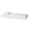 Baxton Studio Roni Modern White Wood Twin Trundle 256-14087-ZORO - alternate 1