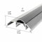 M-D Building Products 3-3/4 in. x 1-1/8 in. x 72 in. Silver Aluminum and Vinyl Heavy-Duty High-Profile Threshold 08078 - alternate 2
