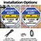 Signmission Security Alert No Trespassing 24 Ho, 10 Inch X 10 Inch, Aluminum Metal Signs OC-A-10-185 - alternate 3