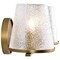 Nuvo Valentine, 2 Light Vanity, Vintage Brass Finish, Hammered Glass 60/8262 - alternate 4