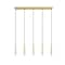 Z-Lite Forest 5 Light Linear Chandelier, Modern Gold, 42 In W 919MP12-5L-MGLD-LED - alternate 2