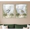Homeroots Set Of Two Cranes I Silver Framed Print Wall Art, 2PK 416439 - alternate 3