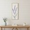 Homeroots 32" X 12" Natural White And Lavender Floral Wood Framed Art 634059 - alternate 2