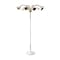 Jonathan Y Vivian 61" 10-Light Mid-Century Modern Iron Medusa Multi Head LED Floor Lamp, White/Brass Gold JYL3096A - alternate 6