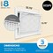 Simply 13.75x23.75x1 Merv 8, Pleated Air Filter, High Capacity, 6PK S-08-06-137523751 - alternate 4
