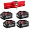 Milwaukee Hand Trucks M18 & M12 Rapid Charger & (2) XC6.0 Battery Pack 2 Pack Bundle MKE-BDL-11511 - alternate 1