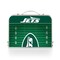 Picnic Time Family Of Brands New York Jets - Concert Table Mini Portable Table, (Charcoal Wood Grain) 843-00-141-224-2 - alternate 3