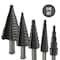 Neiko Step Drill Bit Set, 5 Piece, 4mm- 35mm, Metric, Two Flute Step Down Bits, 135 Degree Point 10198A - alternate 3