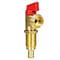 Everflow Washing Machine Replacement Valve 1/2" PEX B Inlet x 3/4" MHT Outlet, Brass, For Hot Water Supply 540P - alternate 1