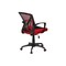 Monarch Specialties Office Chair, Adjustable Height, Swivel, Ergonomic, Armrests, Desk, Work, Red Mesh, Black Metal I 7357 - alternate 4