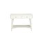 Homeroots 42" White Solid Wood Console Table With Shelves And Drawers 524160 - alternate 1