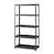 Iron Horse 3200 Riveted Steel Shelving 5-Shelf Unit, 18D x 36W x 72H, GunGray/Black 20996 - alternate 5