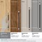 Amerock Mergence 7-9/16 inch 192mm Center-to-Center Matte Black/Polished Nickel Cabinet Pull BP36980FBPN - alternate 2