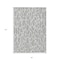 Homeroots 8' X 10' Silver And Ivory Geometric Washable Indoor Outdoor Area Rug 599313 - alternate 4