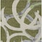 Homeroots 5' X 8' Olive Green Beige And Gray Abstract Washable Indoor Outdoor Area Rug 599143 - alternate 6