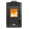 Us Stove Co Ashley Hearth Pellet Stove with 50lb Hopper, 18-1/2 in W, 21.3 in D, 33.9 in H, 30,000 Btu/hr Heating AP5613-W - alternate 1
