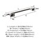Amerock Esquire Polished Nickel/Gunmetal Contemporary 18 in 457 mm Towel Bar BH26614PNGM - alternate 3