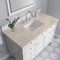 James Martin Vanities Brittany 48" Single Vanity in Bright White, w/ 3 CM Tajnar Eclos Top 655-V48-BW-3TJR - alternate 3