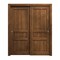 Sartodoors Sliding Closet Bypass Doors 56 x 80 inches, Ego 5012 Cognac Oak Veneer, Rails Hardware Set, Wood EGO5012DBD-DKO-56 - alternate 1